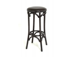 Табурет барный 750 Венский мягкий (венге, экокожа коричневая)