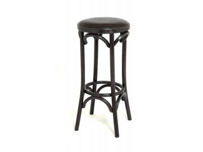 Табурет барный 750 Венский мягкий (венге, экокожа коричневая)