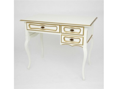 Стол 22 (Слоновая кость+золотая патина) малый
