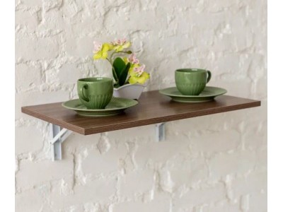 Стол настенный, складной (СЛСК 600 / ясень шимо темный)