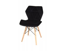 Стул S-879MT (BLACK B-1011) velvet