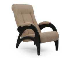 Кресло для отдыха, мод. 41 (Malta-03/Венге/с лозой) Ткань