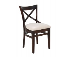 Стул полумягкий "Соло" венский (Тон 7 Орех темный / ткань:Вивальди 02)