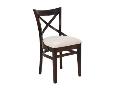 Стул полумягкий "Соло" венский (Тон 7 Орех темный / ткань:Вивальди 02)