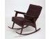 Кресло-качалка РЕТРО (темный тон / RS32 - коричневый)
