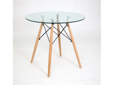 Стол 108-1-TD d-80G /Луи (СТЕКЛО)