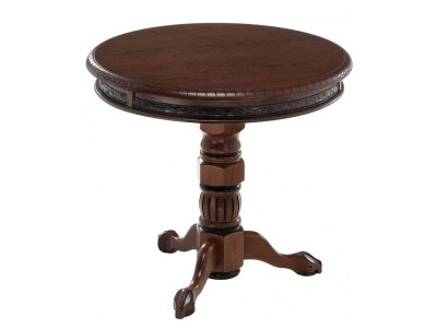 Кофейный стол "Милорд-d70" (Темный орех+патина)