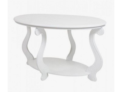 Стол журнальный "Виват М" (молочный дуб) Вис