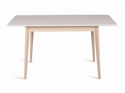 Стол Рэй-1200 (беленый дуб / белая эмаль)