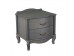 Тумбочка прикроватная "Джульетта" 2 ящ. (серый ясень) Вис