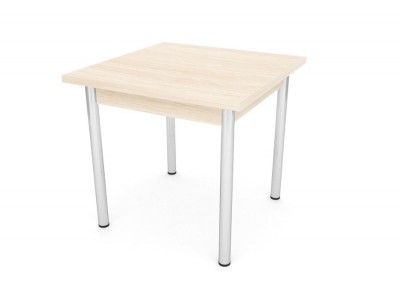 Стол Советский (Дуб беленый/Хром)