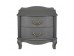 Тумбочка прикроватная "Джульетта" 2 ящ. (серый ясень) Вис
