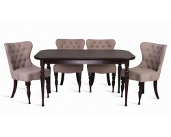 Стол обеденный Вальс-1500 (темный тон)