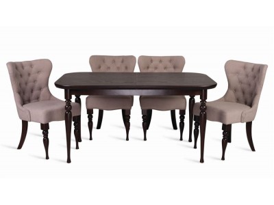 Стол обеденный Вальс-1500 (темный тон)