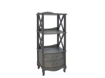 Этажерка ДЖУЛЬЕТТА -2 (Серый ясень) Ls