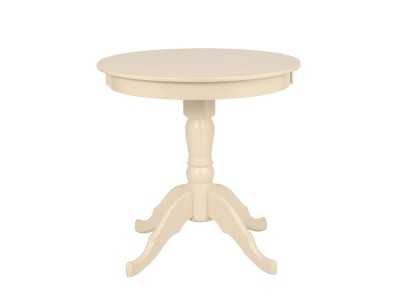 Стол обеденный не раздвижной Круглый-80 (слоновая кость)