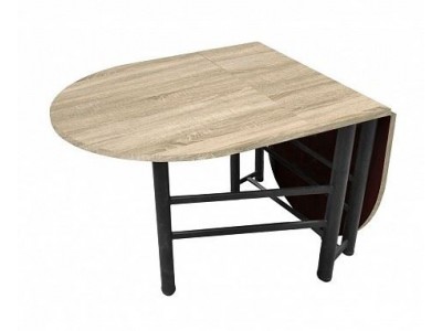 Стол-книжка Венеция овал (дуб санома)