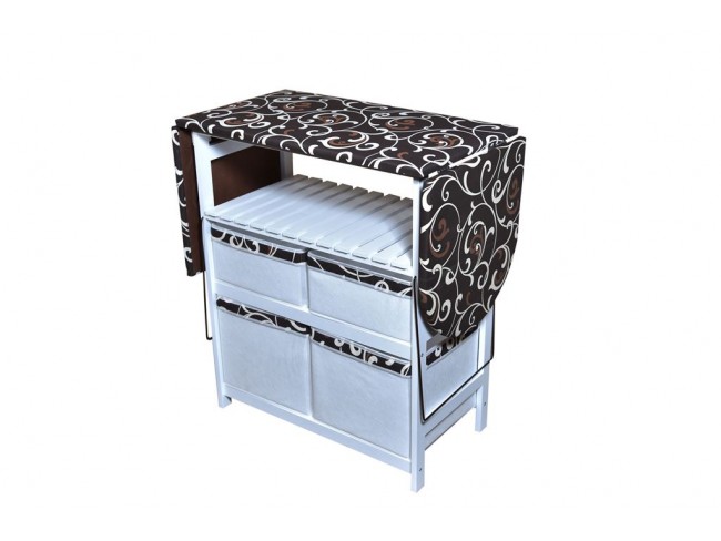 Комод гладильный Т-2М (Белый/обивка ткань №16)