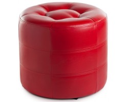 Пуф круглый ПФ-7 (Красный)