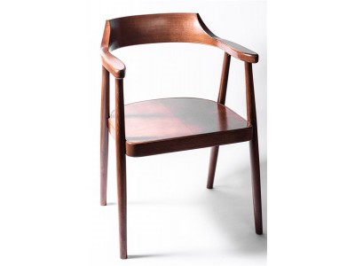 Полукресло венское Mercurius (светлый орех) жесткое сиденье