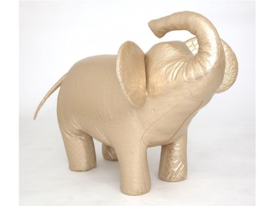 Пуф Слон 2 NW PLATY 2827 (золотистый)