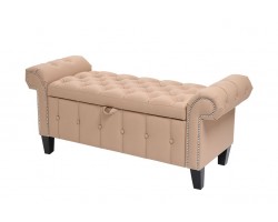 Пуф "Толедо" (Торокс) Бежевый кожзам