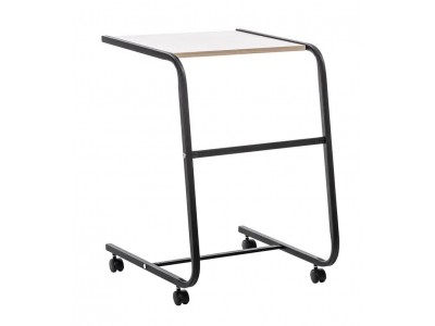 Подкатной стол СЛКС-6 (каркас черный/ясень шимо светлый) Подкатной стол СЛКС-6 (каркас черный/ясень шимо светлый)