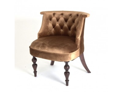 Кресло Бархат (темный тон / 6 - шоколад)