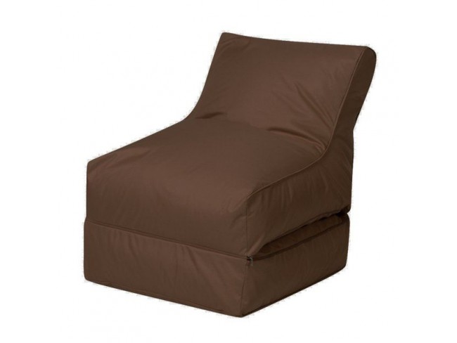 Кресло Лежак раскладной (коричневый)