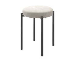 Табурет BOB (b03 / CREAM LUX/Черный)