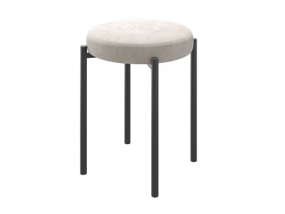 Табурет BOB (b03 / CREAM LUX/Черный)