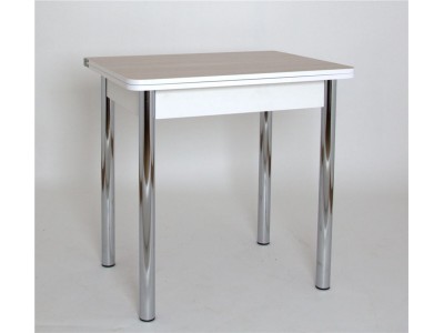 Стол обеденный ЛС-831 (ЛДСП/Ясень шимо св/ ноги Хром)