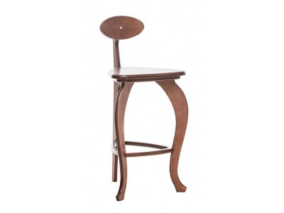 Стул барный 3 ноги гнутые (Орех)