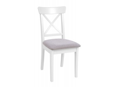Стул с мягким сиденьем "Ингольф" (Белый тон 7/ткань 149/2)