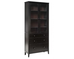 Шкаф витрина Мира 23 (черный)