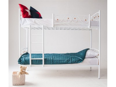 Двухъярусная кровать Валерия-DD (90х200) (Белый)