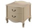 Тумбочка прикроватная "Джульетта" 2 ящ. (дуб шампань) Вис
