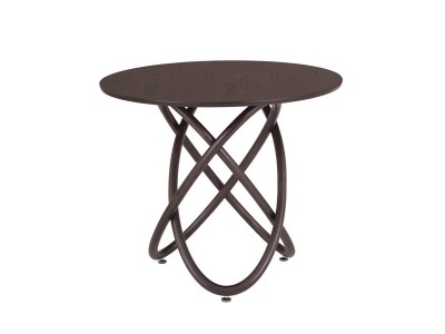 Стол не раскладной Линц 90 Red Black(Венге)