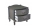 Прикроватная тумбочка Джульетта 2 ящика (Серый ясень) Ls