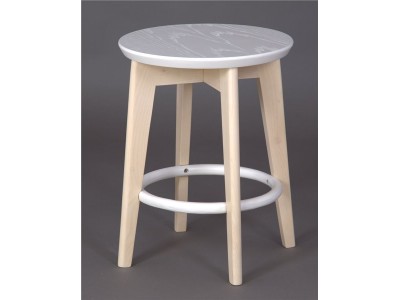 Табурет Рэй 450 (Слоновая кость/Беленый дуб)