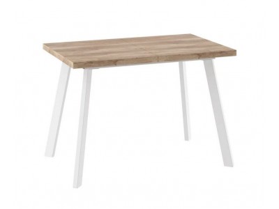 Стол раздвижной Бьерн-110 (Дуб каньон/Белый) 110(142)х70