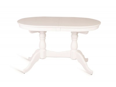 Стол обеденный Овальный-1300 (белая эмаль)