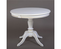 Стол "Эгина-2" (Белый/патина золото)