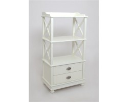 Стеллаж 2 полки (Слоновая кость) 112