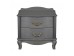 Прикроватная тумбочка Джульетта 2 ящика (Серый ясень) Ls
