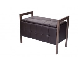 Пуф "Луго" (Леон) коричневый