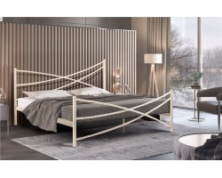 Кровать Лиана (160х200/металлическое основание) Бежевый