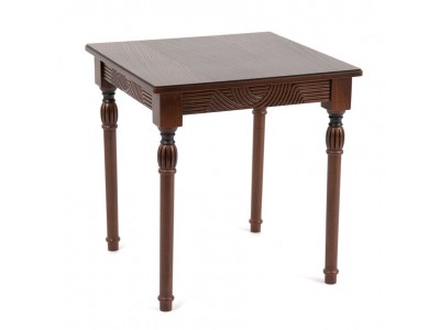 Стол журнальный "Мили" (темный орех/патина темная / 53х53хН55) Стол журнальный "Мили" (темный орех/патина темная / 53х53хН55)