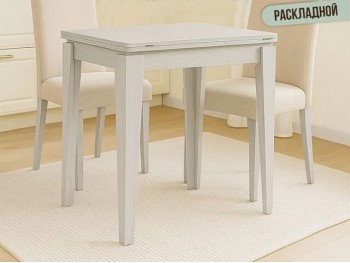 Стол обеденный раскладной Фантазия Белый Рамух без принта