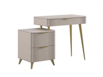 Туалетный столик Катрин Голд (без зеркала) кашемир/золото